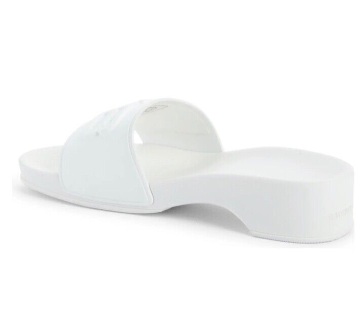 $425 Balenciaga Pool Logo BB Wedge Slides Sandals Slippers  display picture 1