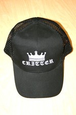 Critter King Hat Cap Crown Logo Black Mesh Snapback Baseball Cap Otto Adjustable