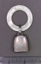Vintage Webster Teething Ring w/ Sterling Silver Bell - Discontinued  Rare