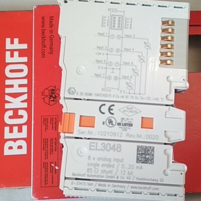 Beckhoff EL3048 PLC Module EL 3048 New In Box Expedited Shipping 1PC