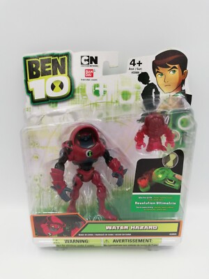 Ben 10 Water Hazard 4'' Figure #32029 Cartoon Network Bandai New 