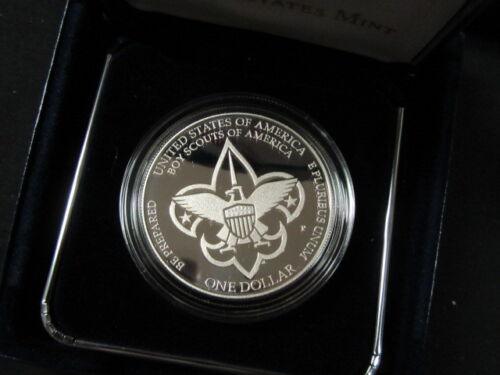BSA 2010 Centennial Silver Dollar, Proof in original box   cov - Picture 2 of 5