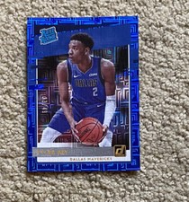 2020-21 Donruss Tyler Bey Blue Choice Prizm Rated Rookie RC Mavericks SP /49
