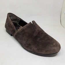 B.O.C Born Suree Suede Slip On Loafers-Size 7M-Comfort Insole-Stacked Heel