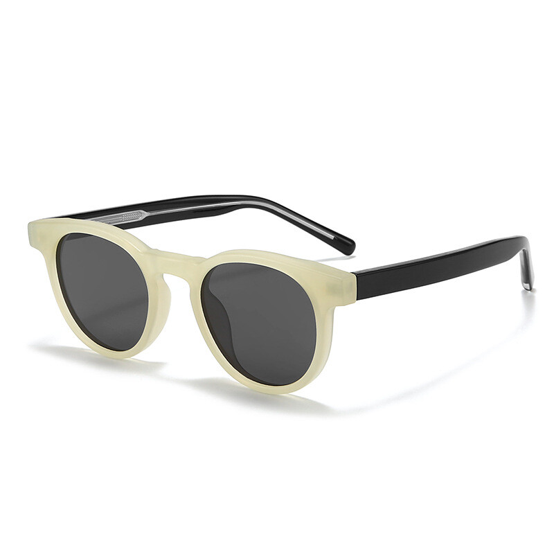 Men Women TR90 Round Polarized Sunglasses Fashion Outdoor  display picture 3