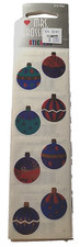 Mrs Grossman's Stickers Foil Reflections Ornaments Christmas Decor USA NOS VTG