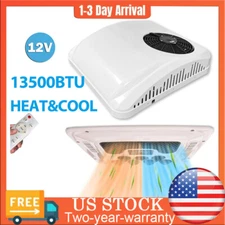 12V Underdash Heat&Cool RV Rooftop Air Conditioner Universal Electric AC Set