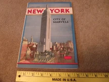 VINTAGE BOOKLET NEW YORK CITY OF MARVELS LATEST VIEWS SCENIC STREETS BUILDINGS