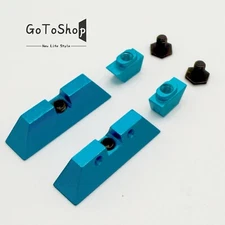 2 PK Front & Rear Sights For Glock 17 19 22 23 24 26 27 31 34 35 Aluminum L Blue