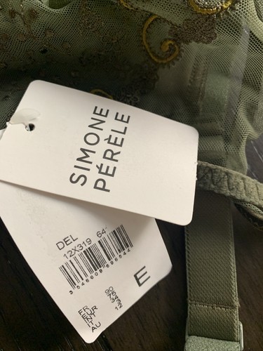 NWT SIMONE PERELE Safari Delice Sheer Plunge Bra Size 75E EUR MSRP$120 - Picture 7 of 10