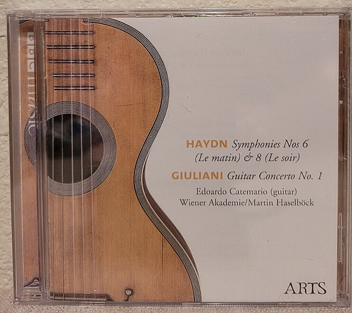 Haydn Symphony No.6 & Giuliani Guitar Concerto No.1 Music CD. New, Sealed