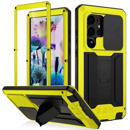 Metal Gorilla Glass Hybrid Waterproof Case Cover f Samsung S25Edge S24 S25 Ultra - Picture 46 of 52