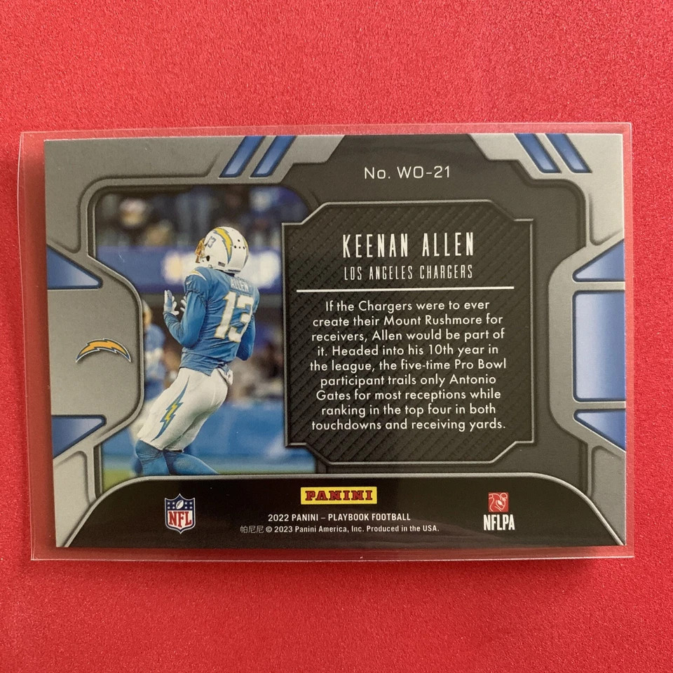 Panini Play Book Wide Open Keenan Allen WO-21 - Image 2 of 2
