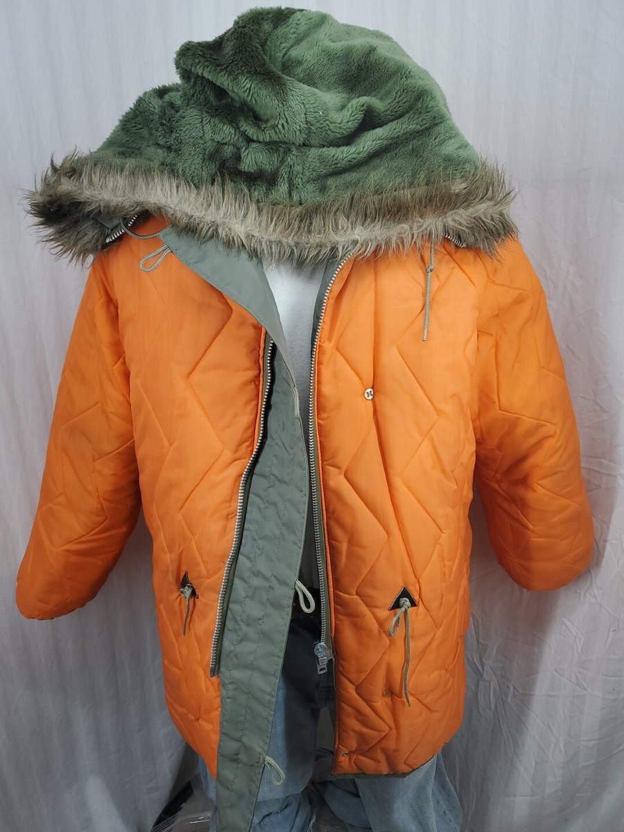 Vintage 70s JC Penney N3B N-3B Style Olive Insulated Snorkel Vintage 70s JC Penney N3B N-3B Style Olive Insulated Snorkel