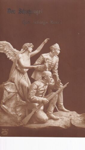 WW1 Germany  The Guardian angel protects German soldiers - Picture 1 of 2