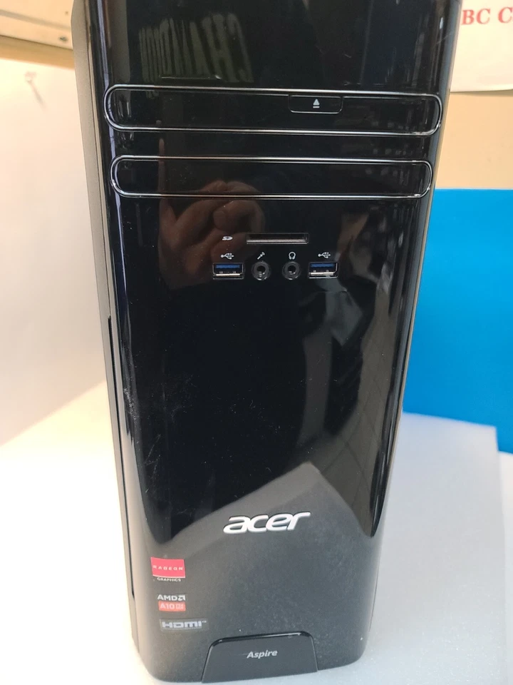 - Acer Aspire TC-281 DESKTOP W/AMD A10-9700 RADEON R7/8GB RAM/1TB HDD/WiFi/WIN10 - Image 2 of 4