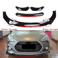 For Hyundai Veloster Front Bumper Lip Spoiler /Splitter Body Kit