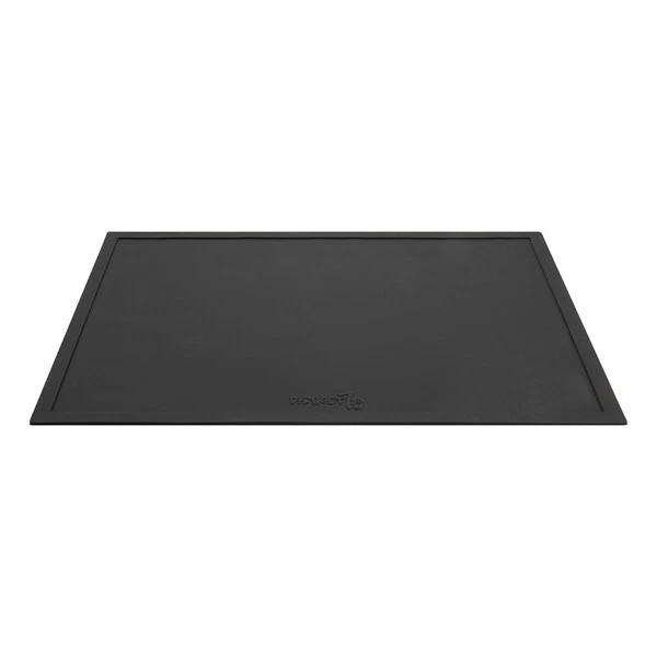 District 70 Serving Silicone Mat for Under The Feeding Bowl Easy Black