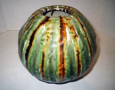 Mid Century Modern Large STUDIO ART POTTERY BOWL Wheel Made Jar - CAROLINA