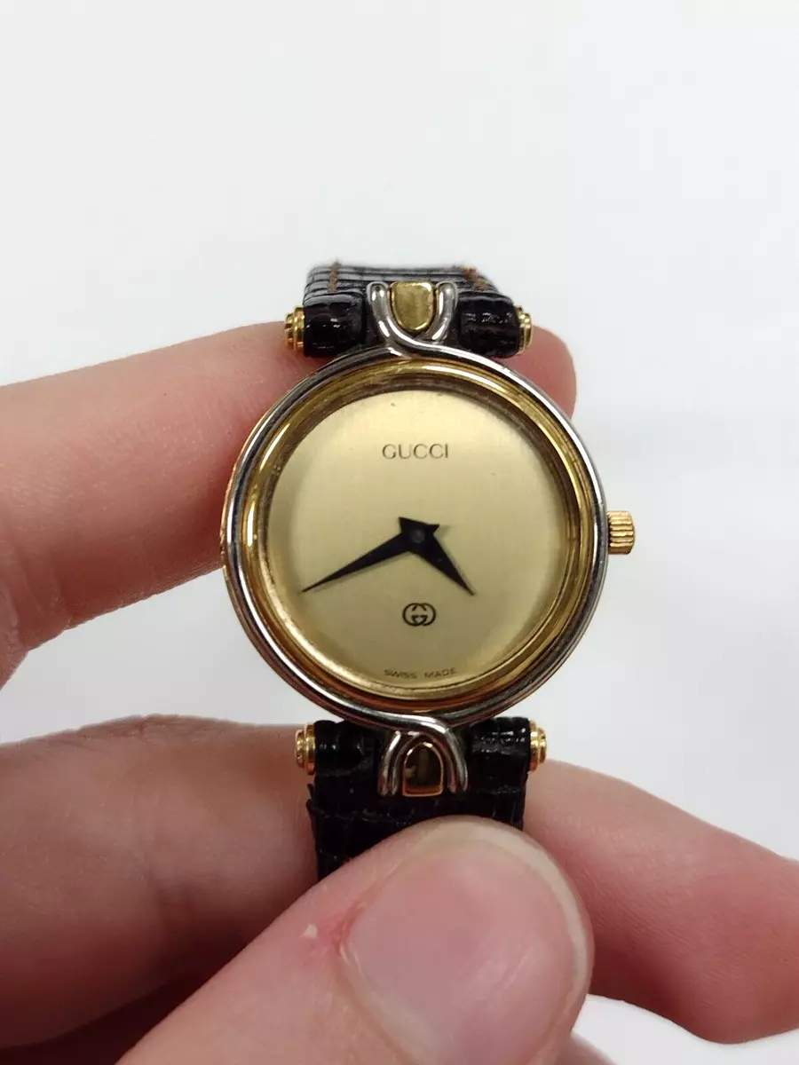 Vintage gucci shop quartz women's watch