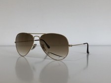 Ray Ban RB 3025 Aviator Large Metal Gold Brown Sunglasses 58-14 Frame Only
