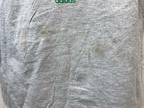New Minor Flaw Notre Dame Fighting Irish Youth Size L Large Gray Adidas Shirt - Picture 2 of 4