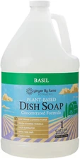 Ginger Lily Farms Botanicals Plant-Based Liquid Dish Soap, Concentrated Formula