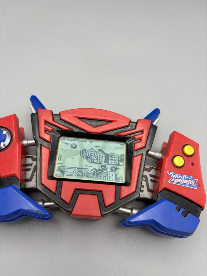 Transformers Animated Shift Tech Optimus Prime Juego Portátil 2007 Hasbro Probado Foto 4 de 4