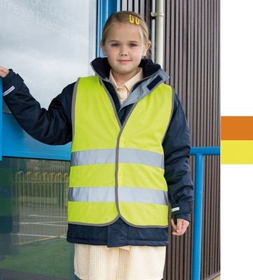 5 Stück Set Result Kinder Sicherheitsweste Winter Schule Reflektor Core Safety R