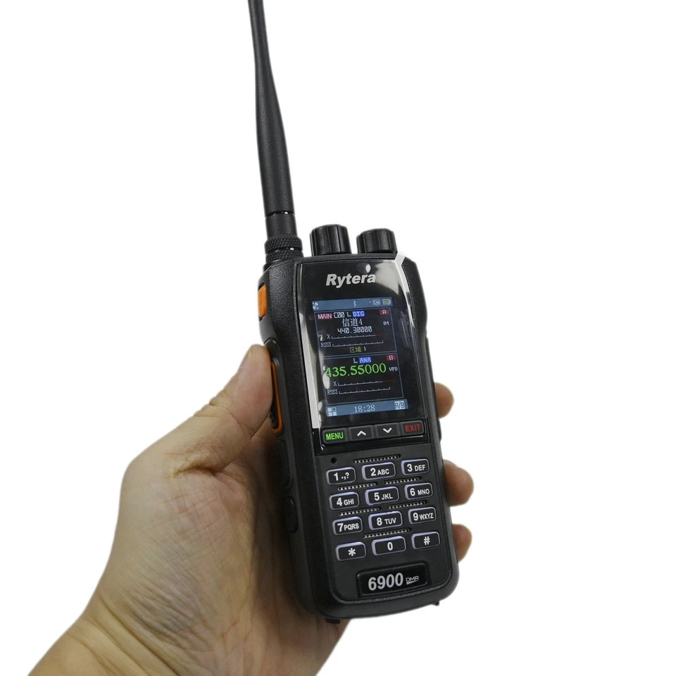 6900DMR Wallkie Talkie DMR USB C Flashlight GPS APRS Bluetooth Ham Two Way Radio - Image 2 of 4