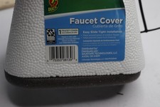 Duck Brand Foam Outdoor Faucet Cover White 5.25" x 6.5" x 5.25"