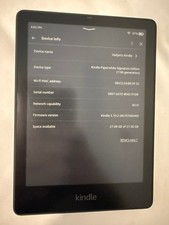 Amazon Kindle Paperwhite Signature Edition 11th Gen 32GB, Wi-Fi