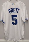 GEORGE BRETT SIGNED KANSAS CITY ROYALS JERSEY SZ LARGE NIKE FANATICS MLB MS2