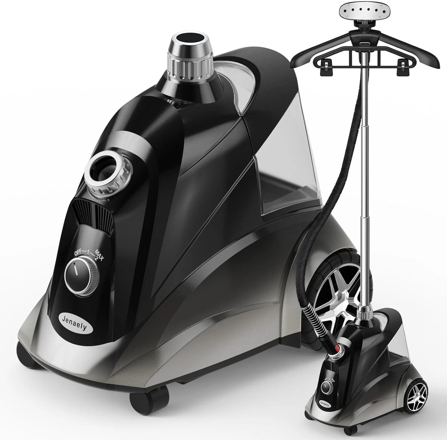 1500W Standing Garment Steamer 35s Fast Heat Up for Clothes