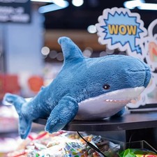 30cm Shark Plush Toy Soft Stuffed Sea Animal Pillow Birthday Gift for Kids