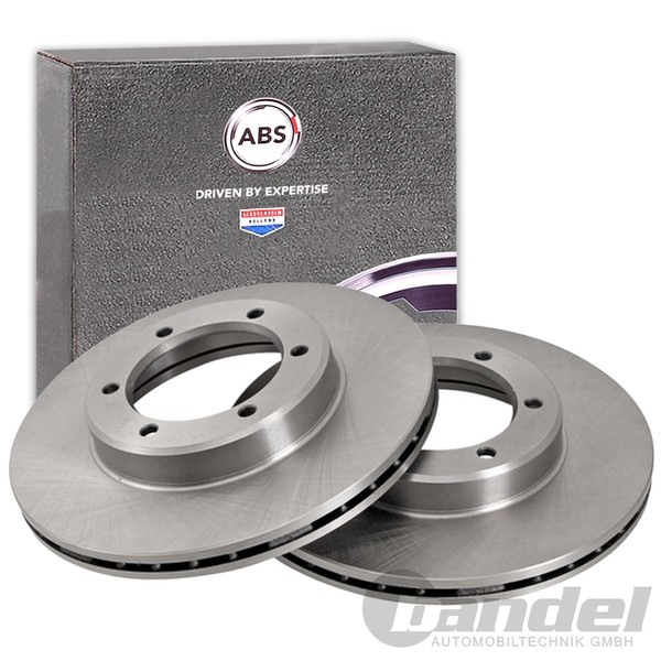 2X A.B.S. Bremsscheiben 287Mm Vorne Passend FüR Toyota Hiace-image
