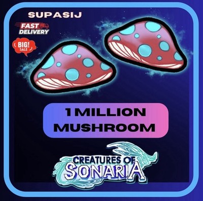 Mushrooms 1M - Creatures Of Sonaria COS  Fast ONLINE   And Cheap  Not Dupe
