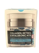Simply Vital Collagen, Retinol & Hyaluronic Acid Day & Night Cream 1.7oz