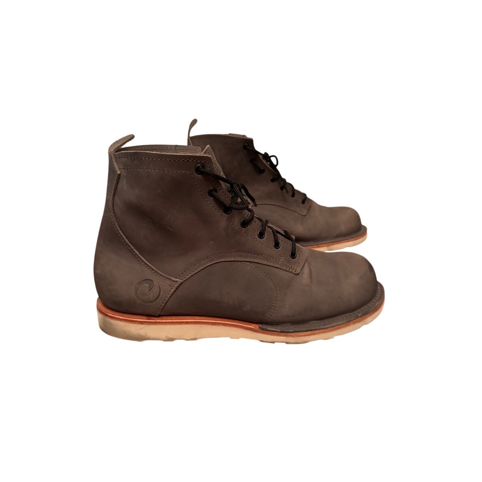 Origin The Coronado 6" Boot Christy Black Made USA Size 13 EE Gray Leather Boots