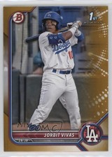 2022 Bowman Prospects Gold Border 25/50 Jorbit Vivas #BP-24 09an