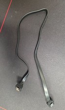 sata 6gb 90 degree cable black 18in