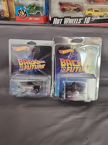 Hot Wheels 1897 Toyota Pickup Back To The Future Both With Protective Case.