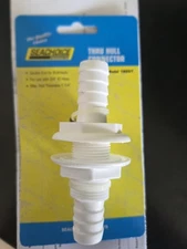 Seachoice Thru Hull Connector. #18201   3/4" ID Hose Double End  Fitting