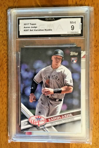 Aaron Judge 2017 Topps Complete Set Running Variation Rookie RC PSA 9 Mint Yanks