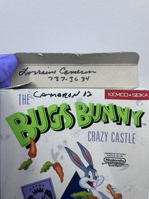 The Bugs Bunny Crazy Castle (NES) [Box & Manual Only!]
