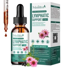 Lymphatic Drainage Drops-Lymph System Support,Reduce Swelling Herbal Drop 60ml