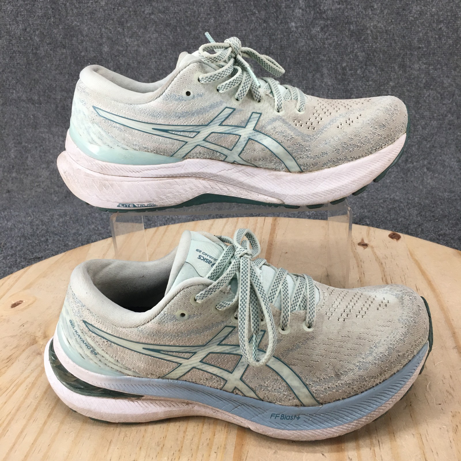 Asics Shoes Womens 7.5 Green Gel-Kayano 29 Running Road Trainer Comfort F580722