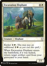 x1 Excavation Elephant - Mystery Booster - NM - MTG