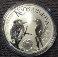 2023 Australia Kookaburra 1 oz .9999 Fine Silver Bullion Coin BU in Capsule