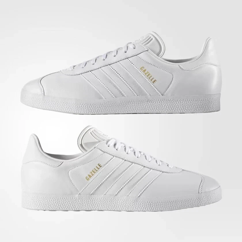 ADIDAS GAZELLE SHOES BB5498 SNEAKERS ORIGINALS WHITE MENS SZ 13 NEW